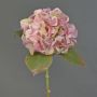 Artificial hydrangea AMARILDO, pink and yellow, 50cm, Ø16cm