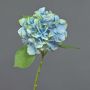 Artificial hydrangea AMARILDO, blue-green, 45 cm, Ø 16 cm