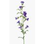 Artificial flower: AIMI bellflower, dark purple and white, 90 cm, Ø 3–5 cm