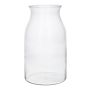 LUNARA glass flower vase, clear, 21cm, Ø12cm