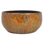 Bowl ELIEL in ceramic, speckled, orange-yellow, 5"/13cm, Ø11"/28cm
