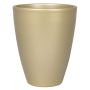 Ceramic vase TEHERAN PALAST, gold-matt, 6,5"/17cm, Ø5,5"/13,5cm