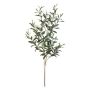 Faux olive branch LORRIS, flame-retardant, green, 4ft/110cm