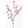 Decorative ornamental cherry branch VERIANO with blossoms, pink, 120cm