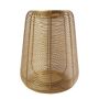 Iron lantern KONRADIN, gold, 12"/30cm, Ø9"/24cm