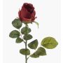 DIXLEN artificial rose, dark red and green, 70cm, Ø7cm