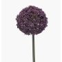 Artificial Allium TUXLON flower, dark purple, 75cm