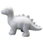 Cement dinosaur figurine (stegosaurus) NIONA, grey, 14"x4.7"x9"/35x12x23cm