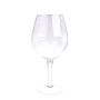 Big wine glass vase ROGER AIR on stand, XXL size, clear, 20"/50cm, Ø9"/23cm, 6L