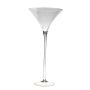 Martini glass XXL SACHA AIR on pedestal, clear, 28"/70cm, Ø12"/31cm