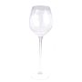 Big wine glass vase ROGER AIR on stand, XXL size, clear, 28"/70cm, Ø9"/23cm