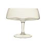 Serving dish KELLAN on pedestal, clear, 8"/20,5cm, Ø8"/21cm