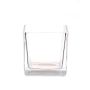 Tealight holder KIM AIR made of glass, clear, 3.1"x3.1"x3.1"/8x8x8cm