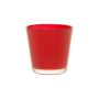 Tealight glass ALEX AIR, wine red, 3"/7,5cm, Ø3"/7,5cm