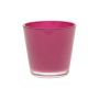 Tealight glass ALEX AIR, fuchsia, 3"/7,5cm, Ø3"/7,5cm