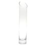 Narrow floor vase DORIO made of glass, clear, 20"/50cm, Ø3"/7,5cm