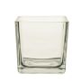 Glass planter KIM AIR, clear, 5.5"x5.5"x5.5"/14x14x14cm
