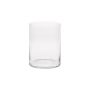 Cylinder candle holder SANYA AIR made of glass, clear, 8"/21,5cm, Ø5.3"/13,5cm