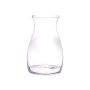 Large flower vase JEREMY made of glass, clear, 15"/38cm, Ø10"/25cm