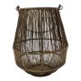 GIUSEPPINO iron lantern, with handle, bronze, 25cm, Ø22cm