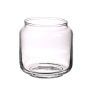 Candle holder DORIKA, clear, 4"/10cm, Ø3.1"/8cm, Ø4"/10cm
