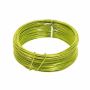 Wire TANEA of aluminium, light green lacquered, 98ft/30m, Ø2mm