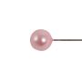 KARISA decorative pins in plastic box, pearl head, 144 pieces, pink, Ø 0.6 cm