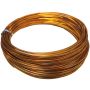 TANEA aluminium wire, gold-coated, 12m, Ø2mm
