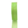 OSNA organza ribbon, lime green, 25m, 25mm
