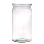 Decorative vase ARIETTE made of glass, clear, 10"/26cm, Ø5.5"/14cm