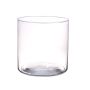 Cylinder candle holder SANNY made of glass, clear, 7"/19cm, Ø7"/19cm