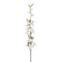 Artificial apple blossom branch KROVER with flowers, white, 31"/80cm