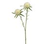 Artificial flower branch Pompon dahlia SNURK, cream, 18"/45cm