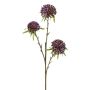 Artificial allium branch GLORF, purple, 24"/60cm
