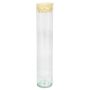 Cork glass SINAN, transparent, 12"/30 cm, Ø 2.4"/6 cm