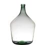 Glass carboy JENSON, recycled, clear-green, 18"/46cm, Ø11"/29cm, 15L