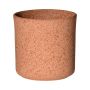 Ceramic flower pot ARAYA, speckled, brown, 5"/13cm, Ø5"/13cm
