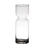 Glass flower vase ANONG, transparent, 8"/20cm, Ø2.8"/7cm