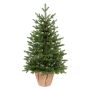 Artificial Christmas tree ESPOO, jute sack, 35"/90cm, Ø22"/55cm