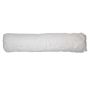 Fluffy ARIFA door draught excluder in bear fur look, white, 90x20x15cm