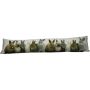 WEIDER decorative draught excluder with rabbit motif, multicoloured and white, 90x20x10cm