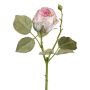 Decorative flower Rose flower ZORKLIN, pink, 18"/45cm