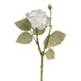 Decorative flower Rose flower ZORKLIN, white, 18"/45cm