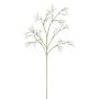 Artificial gypsophila branch CECILIA, white, 24"/60cm