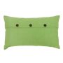 Couch cushion TALINA, with buttons, apple green, 20"x12"/50x30cm