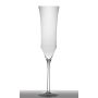 Big champagne glass vase NATRADA with foot, XXL size, clear, 4ft/110cm, Ø9"/24cm