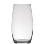 Bellied glass vase NATTIDA, clear, 10"/25cm, Ø5.5"/14cm