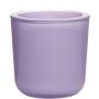 Tealight holder NICK made of glass, light purple, 3"/7,5cm, Ø3"/7,5cm