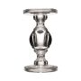 KONSTANDIN glass candlestick, clear, 20 cm, Ø11.3 cm