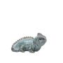 Ceramic chameleon figurine ALOVIA, light blue, 8"x4.7"x4.3"/20x12x11cm